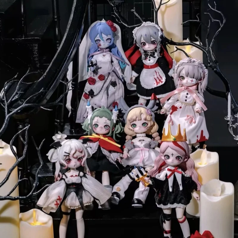 

Новая оригинальная коллекционная кукла Nyssa Weird Nightmare BJD, серия Mobile Doll, 12-минутная декоративная фигурка, модный подарок ручной работы в закрытой упаковке