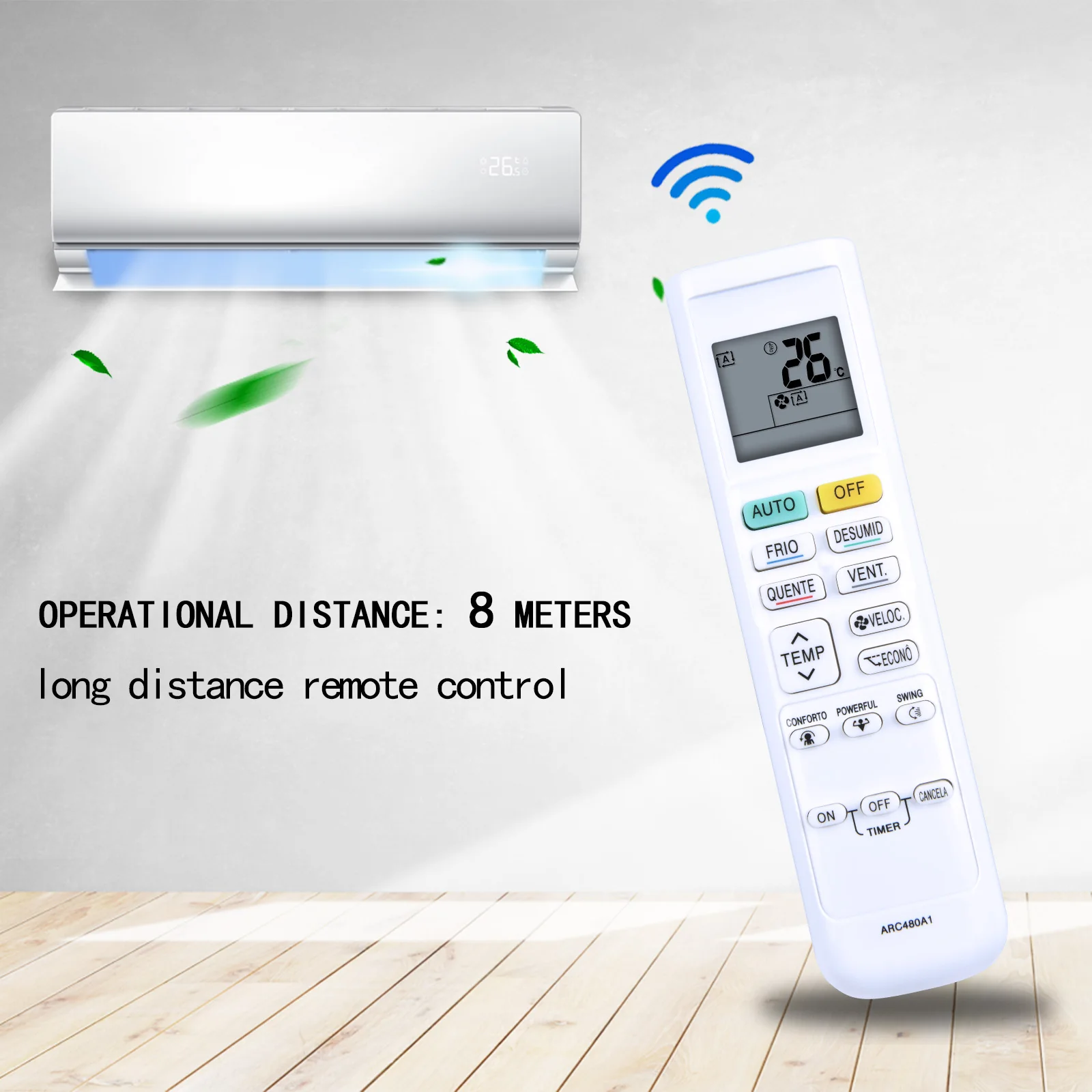 Remote Control Replace For Daikin Air Conditioner ARC480A11 ARC480A1 ARC480A13 controller