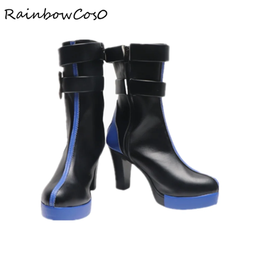 Agafya Genshin Impact Cosplay scarpe stivali gioco Anime Halloween RainbowCos0 W4287