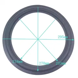 2PCS GHXAMP 12 Inch 295mm Imported Foam Side Suspension Ring Speaker Maintenance Accessories