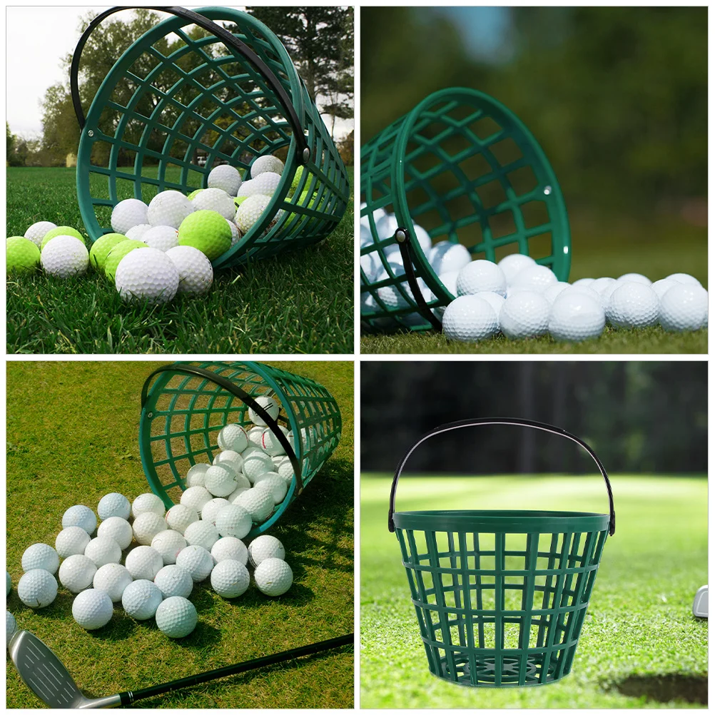 قطعتان من إكسسوارات الجولف الصغيرة ذات السلة الوردية للرجال حاوية تخزين الكرة وحامل المجمع #6