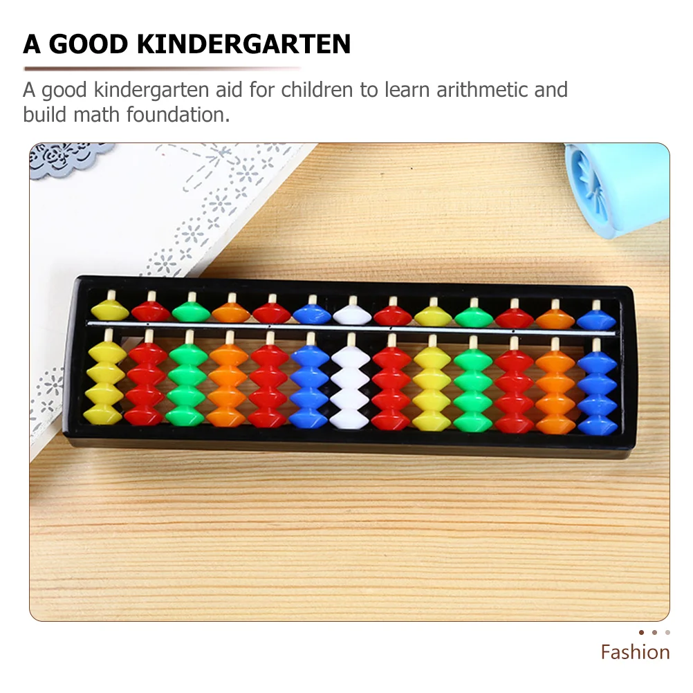 2 Pcs Toys Children's Abacus Outdoor for Kids Math Learning Puzzle Unit Abs Educational