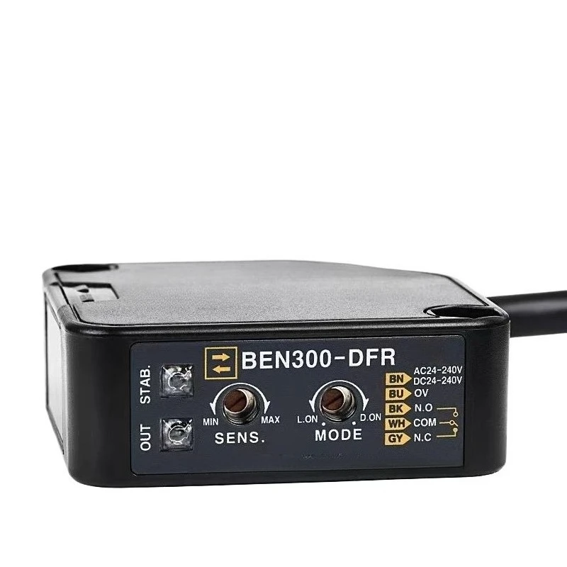 For Photoelectric Switch BEN5M-MFR Specular Reflection Type 5M Adjustable, Relay Output