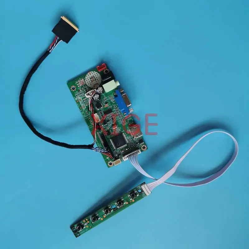 

For LTN101NT02 N101L6 N101LGE HT101WSB Controller Drive Board DIY Kit 1024x600 LVDS-40Pin HDMI+VGA Laptop Monitor Panel 1024*600