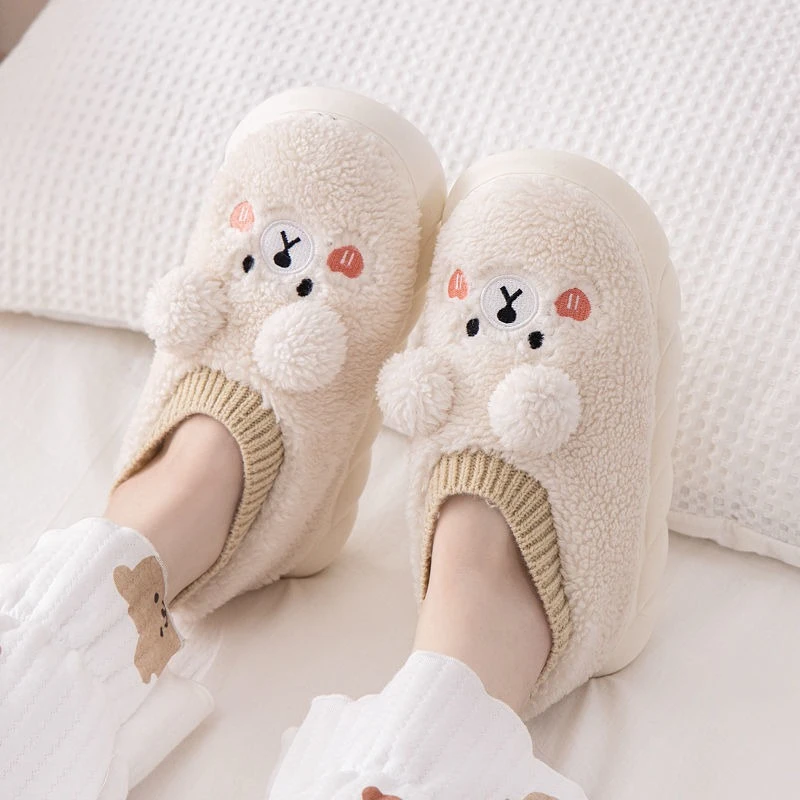 

Послеродовая обувь для беременных, зимние хлопковые тапочки и легкие сохраняющие тепло, милый дизайн для позднего беременных, хлопковая обувь