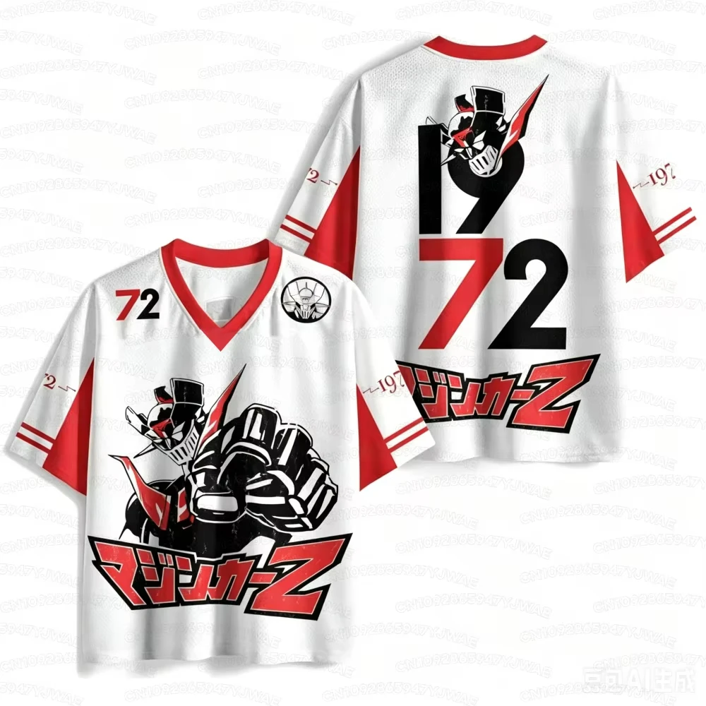 Neues Anime Mazinger Grendizer Trikot 2026 für Herren und Damen – Sommer-Fußballtrikot, lässiges Sport-T-Shirt, Oberteil – Detail 5