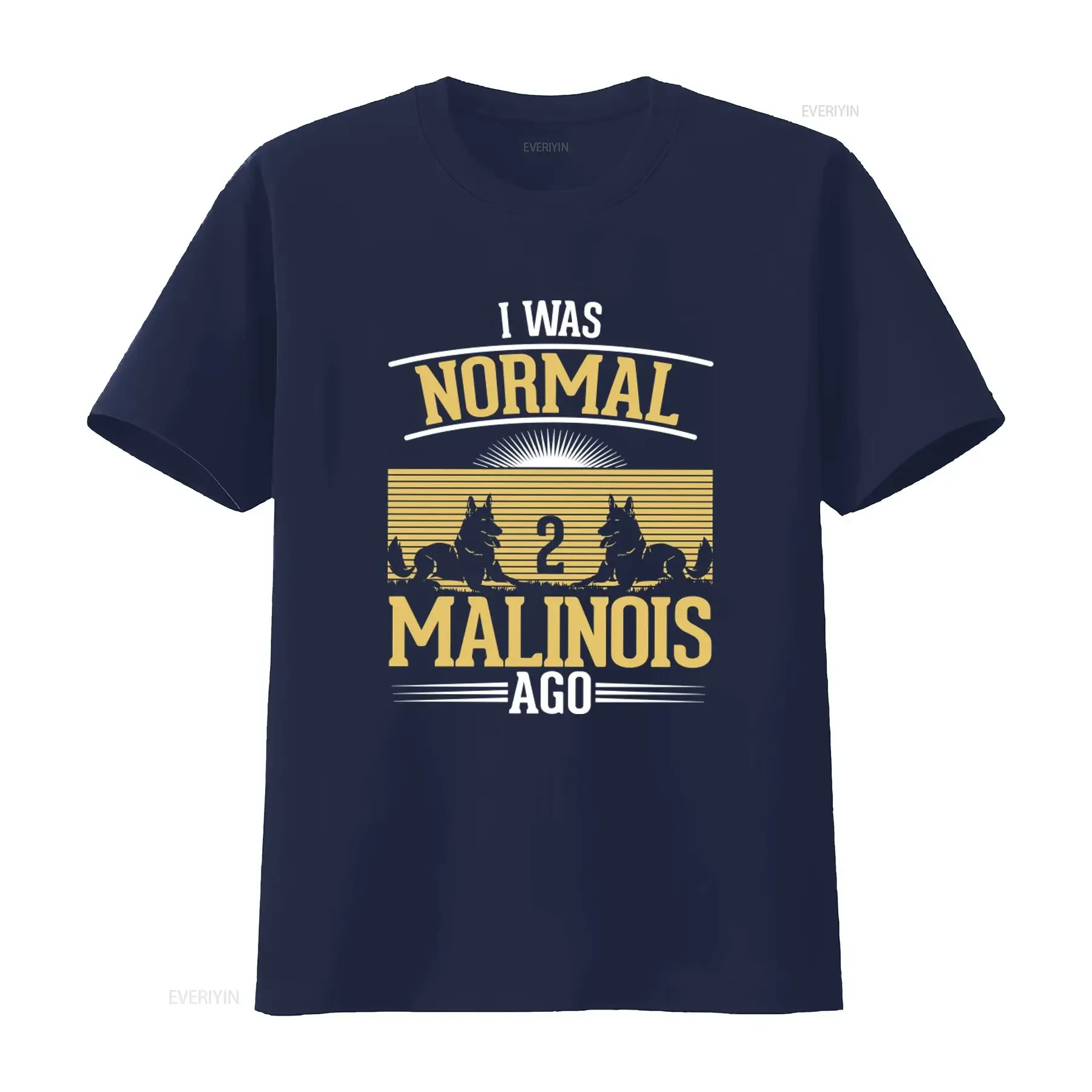 I Was Normal 2 Malinois Ago Vintage Style Belgian Dog Lover T Shirt Mom Mechelse Herder Dutch Shepherd vintage Washed view 4