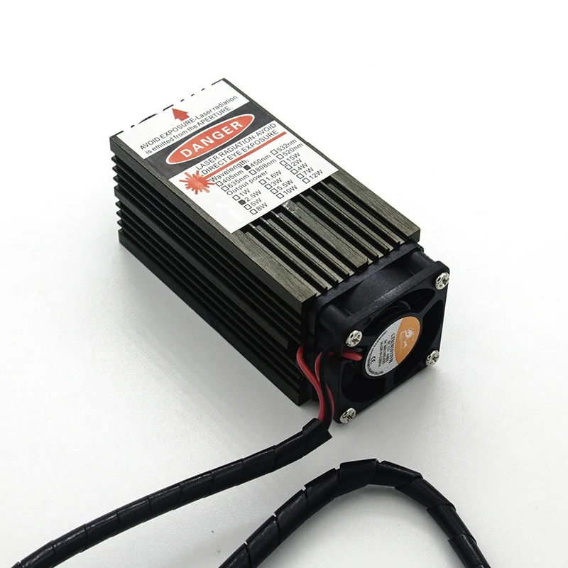 450 Nm, 2000 Mw 12V High Power Laser Module Ttl, Instelbare Focus Blauwe Laser Module. Diy Laser Graveur Machine Accessoires.