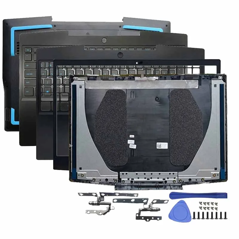 Nueva funda para portátiles DELL G3 3590 pantalla de portátil LCD contraportada/bisel frontal/bisagras/reposamanos/cubierta inferior accesorios para portátiles
