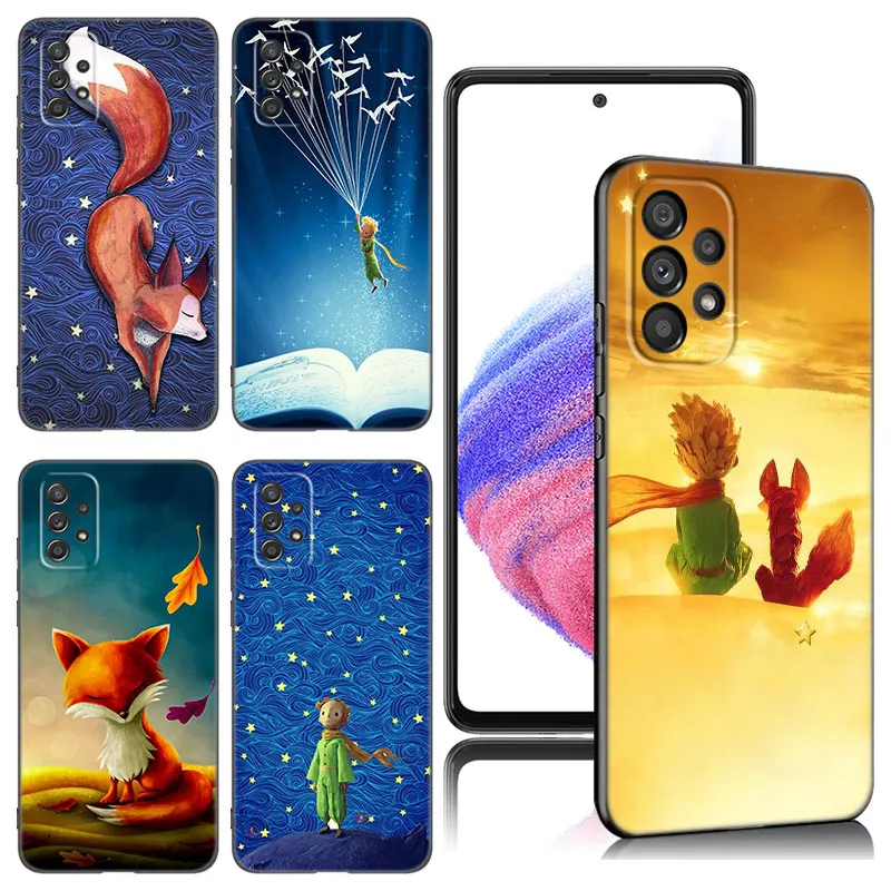 The Little Prince And The Fox Phone Case For Samsung A13 A15 A22 A24 A32 A33 A34 A35 A52S A53 A54 A55 A73 5G A12 A14 A23 A51 A72