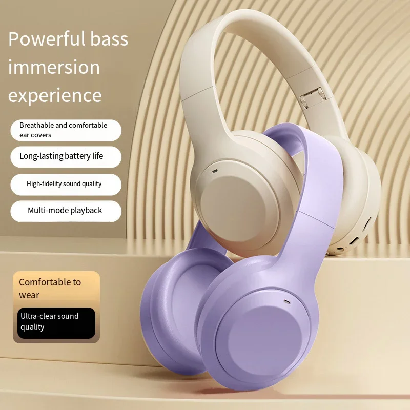 M5 Wireless Bluetooth 5.3 HiFi Stereo Headphones Noise Cancelling Gaming Foldable with Microphone — product photo 1 of 1