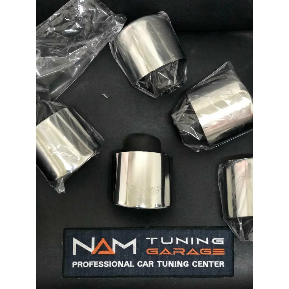 1 piece Universal Exhaust Tip Exhaust System End Pipe Stainless Steel Car Exhaust Pipe For All Cars High Quality