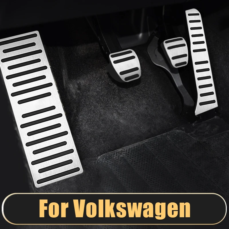 

For Volkswagen VW Jetta Golf 5 6 MK5 MK6 GTI Scirocco EOS Tiguan Passat B6 B7 CC R-line Car Foot Pedal Fuel Brake Pedal Cover