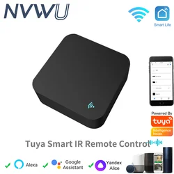 Control remoto IR Universal inteligente Tuya para automatización del hogar inteligente para TV aire acondicionado funciona con Alexa Google Home