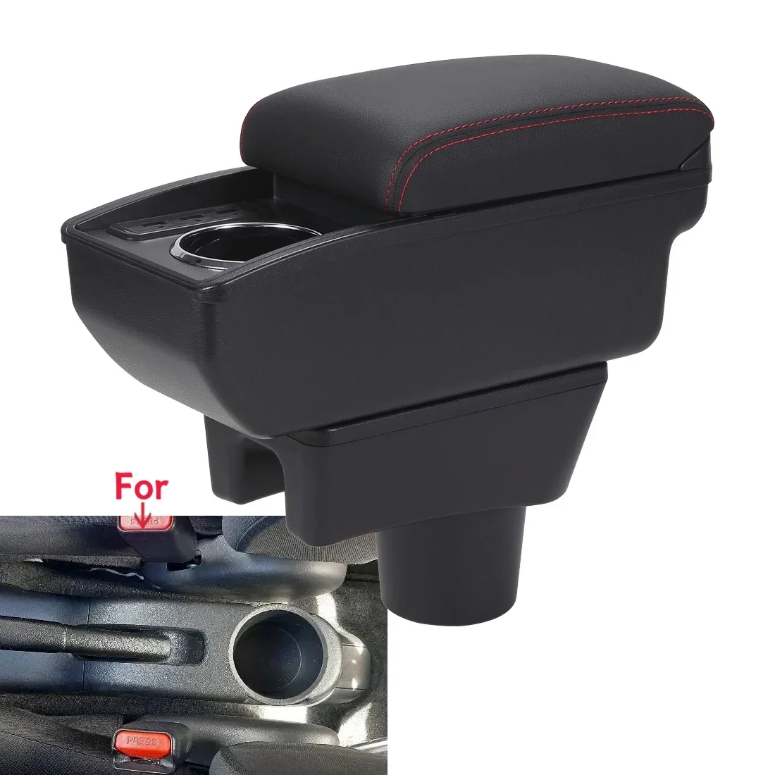 For Mitsubishi Attrage Mirage Armrest Box For Dodge Attitude Mitsubishi Space Star Car Armrest Auto Storage Box Car Accessories