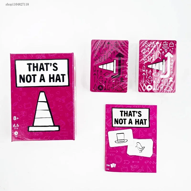 2025Unique That’s Not a Hat Happy Party Game SetTop BoardGame with Basic Extended Card Game, EnglishTabletop Game for3-8 Players