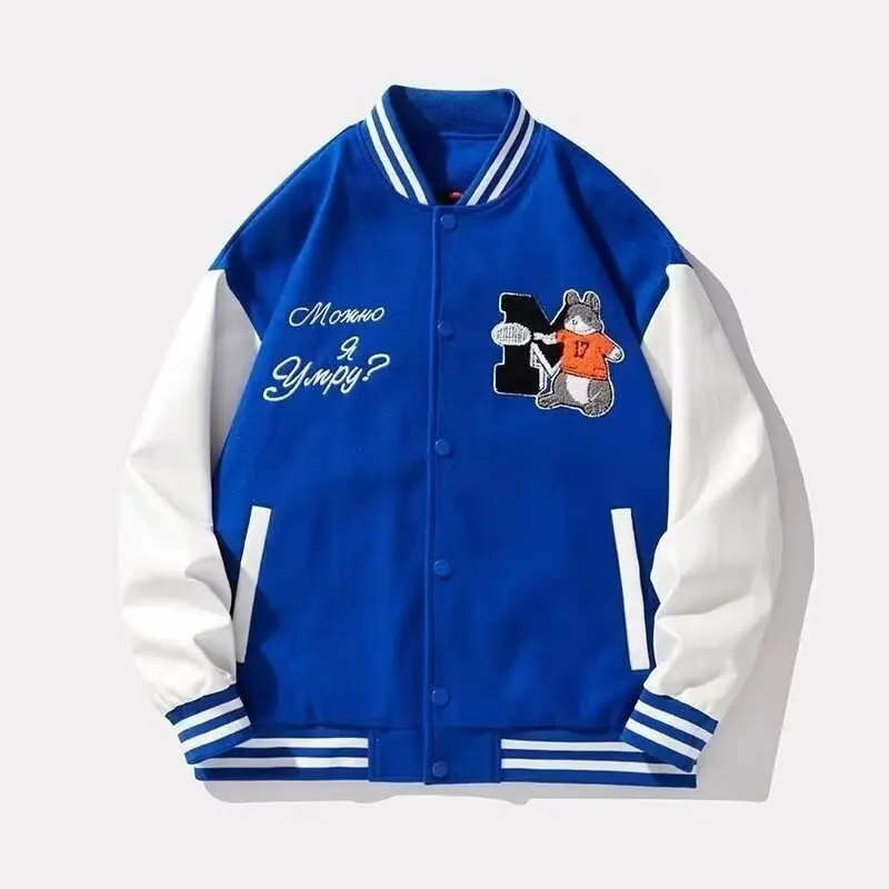 

Мужская повседневная свободная куртка American Sle Baseball Jaet Haome High Street, весна-лето-осень, теплая куртка из полиэфирного волокна