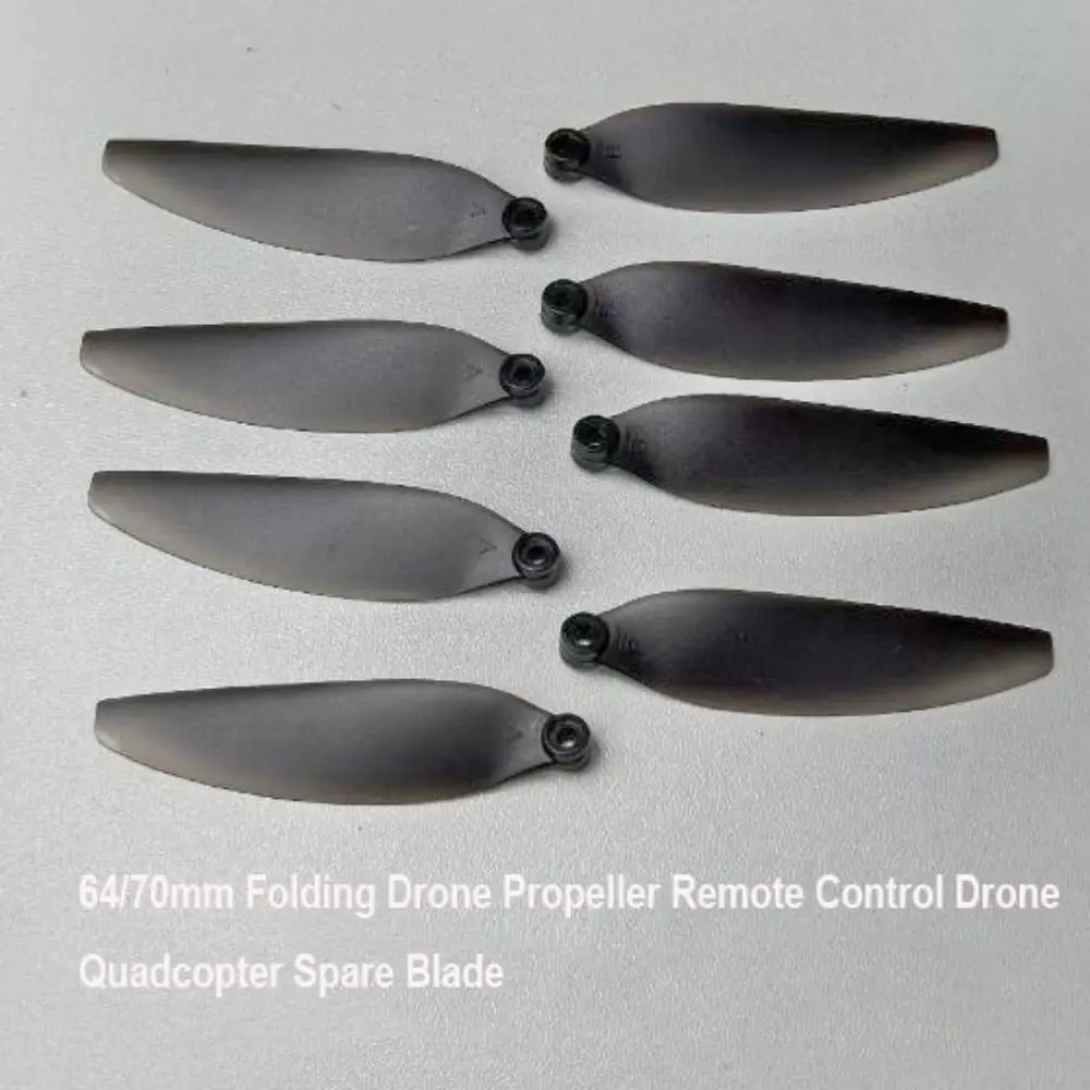 Universal Folding Propeller 58/64/66/70mm Plastic Quadcopter Spare Blade Black Coffee Remote Control Parts Blade Accessories