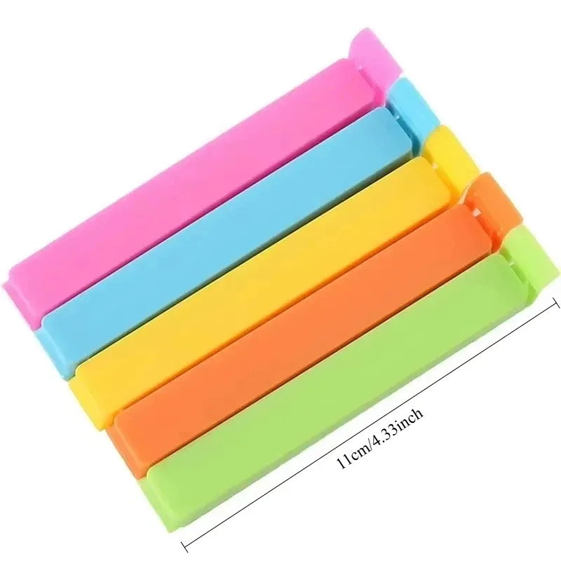 10/20Pcs Portable Plastic Food Sealing Bag Clips Kitchen Storage Clamp Tool for Wholesale Snack Sealer