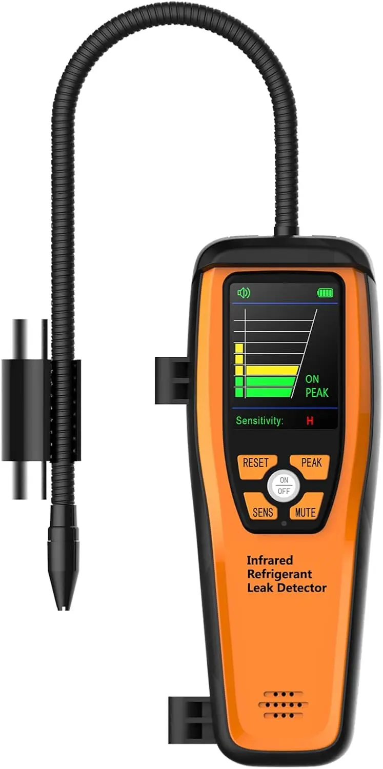 

Refrigerant Leak Detector 10 Yrs Infrared Sensor Life, Halogen Freon Sniffer, Air Conditioning Detection, Automotive Gas Finder