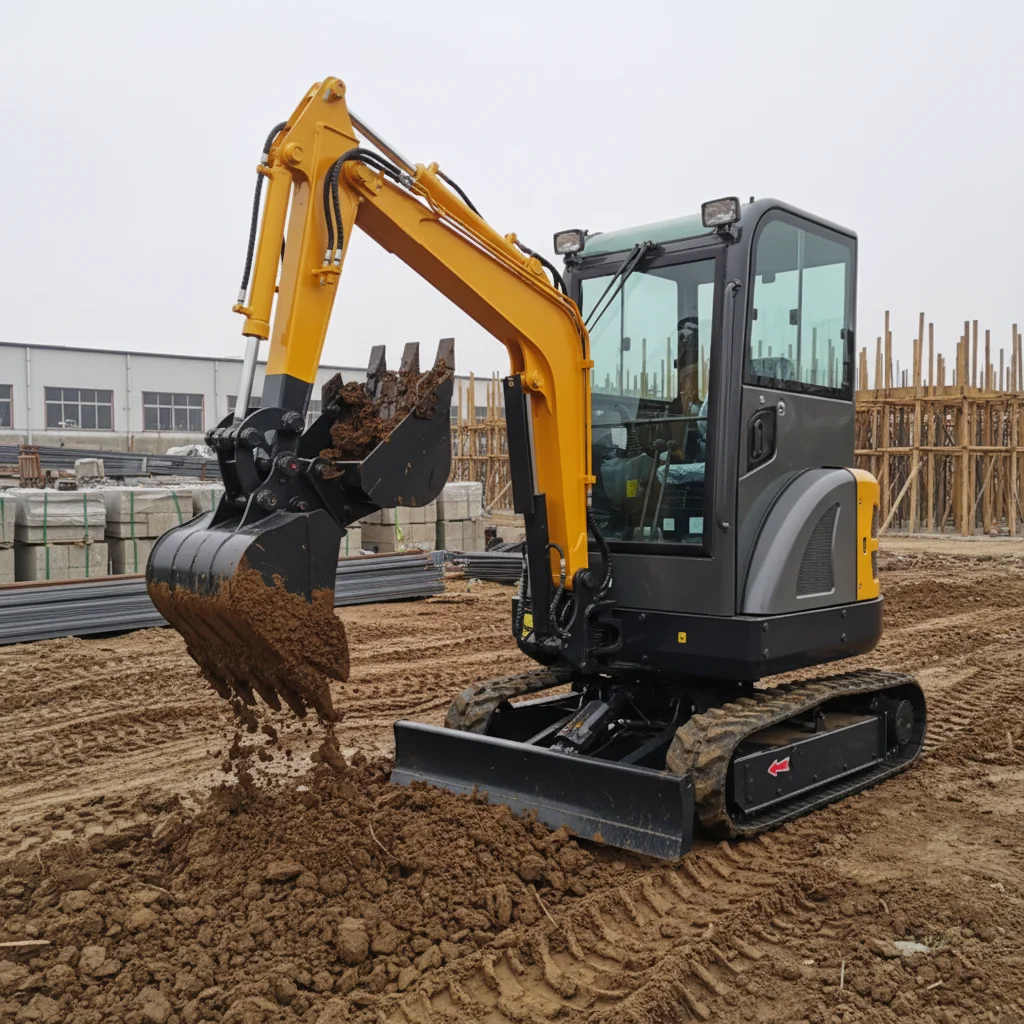 

Customized Small 1 Ton Hydraulic Mini Crawler Excavator Kubota Used Digger Landscaping