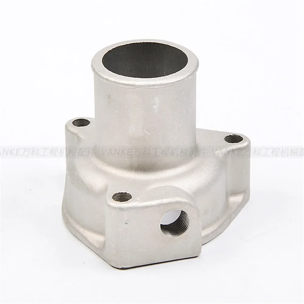 For Excavator Caterpillar E120 312B thermostat seat S4K thermostat base E320D thermostat upper and lower seat aluminum cover