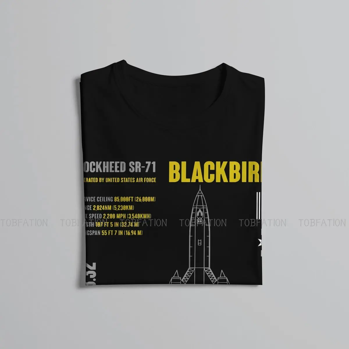 Airplane Lover Lockheed SR-71 Blackbird Military Aircraft TShirt Men Gothic Big Size Casual Crewneck Cotton T Shirt 2020