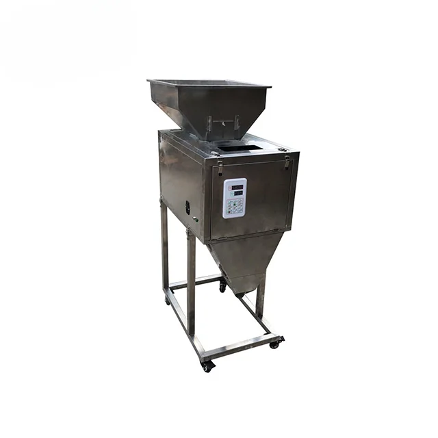 

Semi Automatic Granule Particle Weighing Filler Bean Grain Filling Packing for Potato Chips