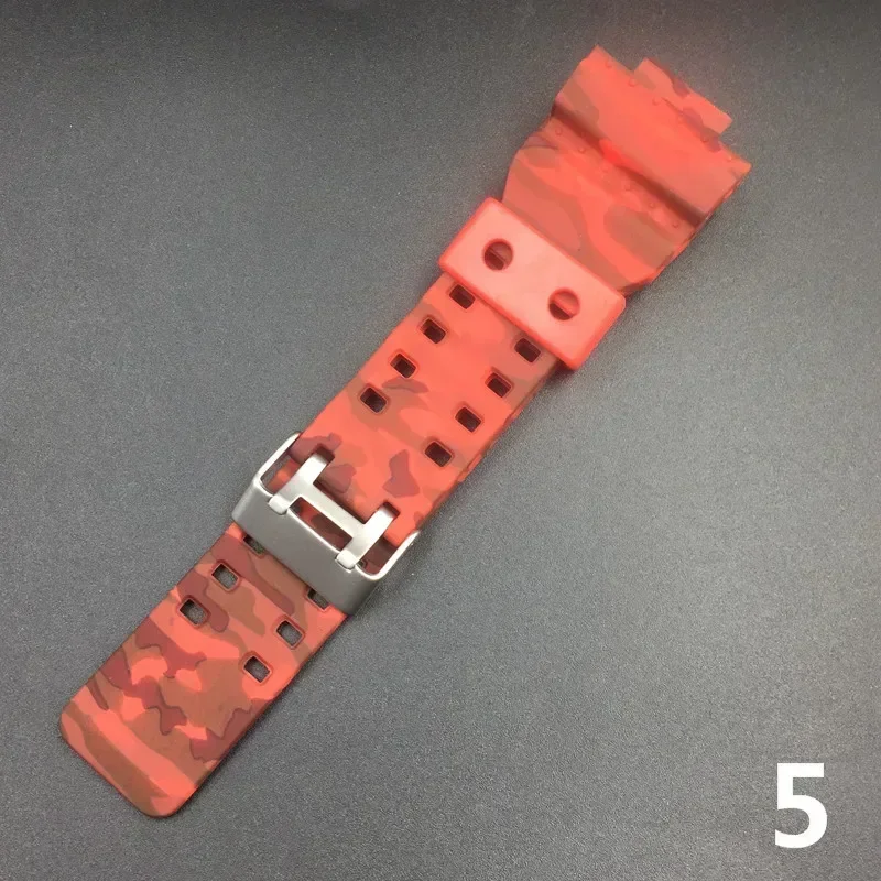 16mm Silicone Rubber Watch Band Strap Replacement Black Waterproof Watchbands Accessories