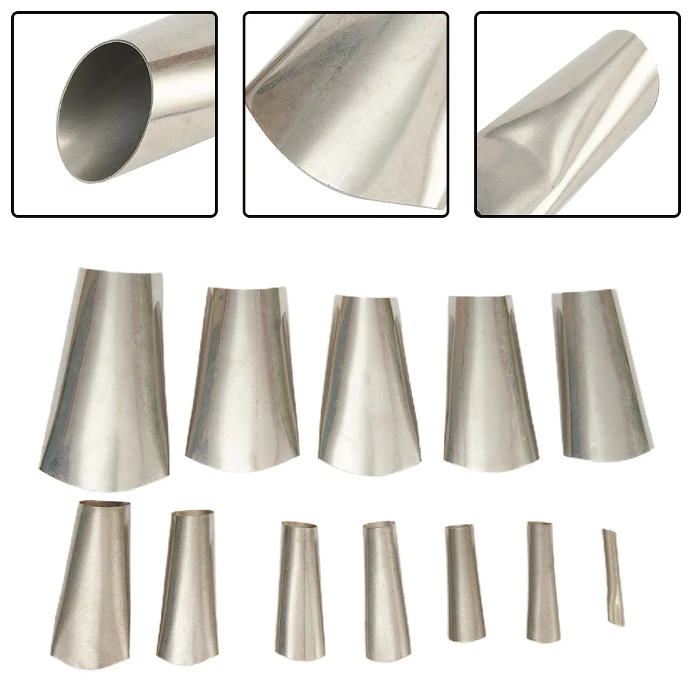 14pcs /Set Stainless Steel Caulking Finisher Sealing Nozzle Applicator Tool For Kitchen, Bathroom, Tank, Door, Window