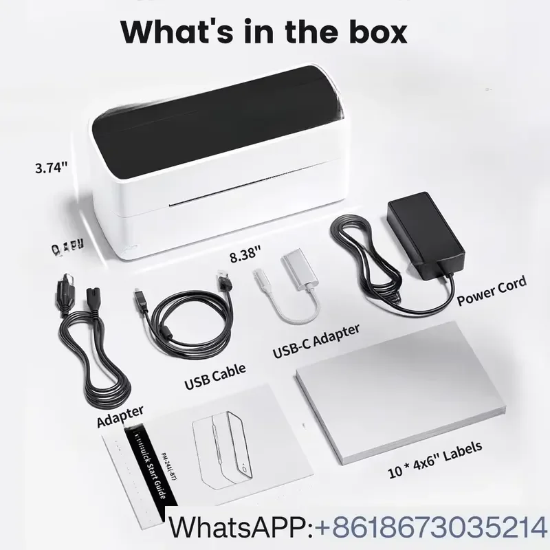 1PC for Thermal Label Printer 4x6 inch Universal Shipping Address Paper Printer 3.5x1.125 inch Labels