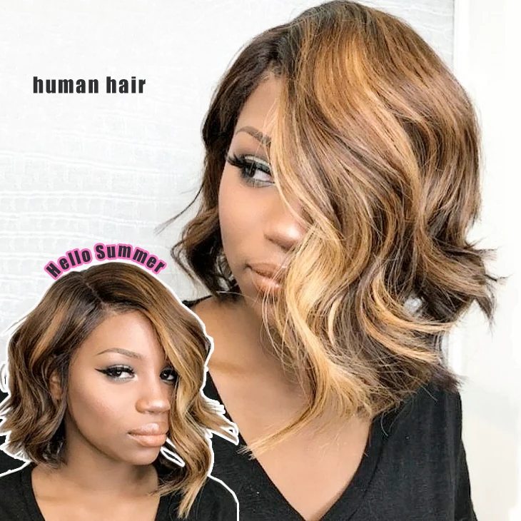 13x4 الجسم موجة يسلط الضوء على باروكة من شعر طبيعي HD الدانتيل الشفاف شعر مستعار أمامي الشعر البرازيلي العسل شقراء 4/27 اللون 200% الكثافة Wav