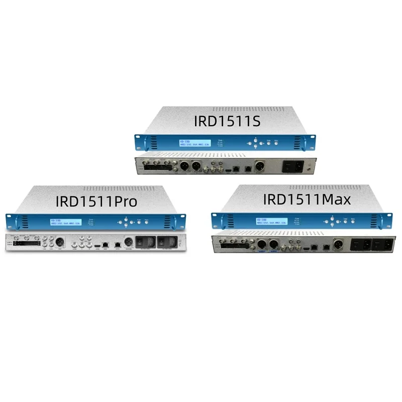 Video Satellite Solution Modular Receiver UHD 4K Ird Digital Headend with 2 CI Slots