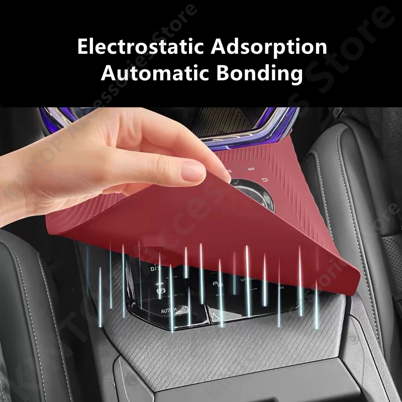 For BMW X3 24-25 G45 Silicone Gear Shift Panel Protective Cover,Car Interior Decoration Protection Accessories Refit