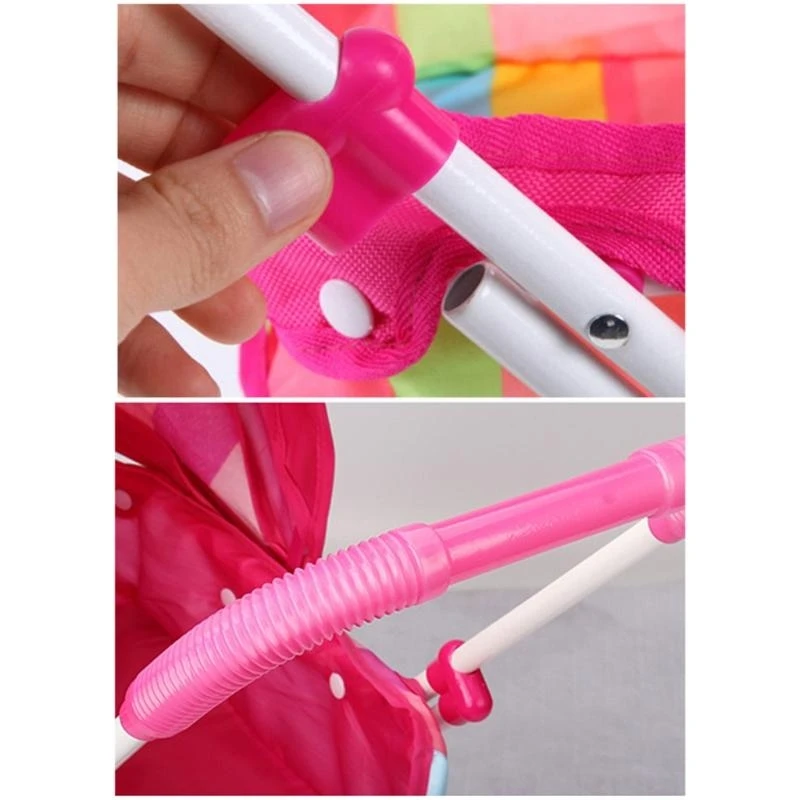 

090B Baby Stroller Trolley for Doll for Toddler Pretend for Play Toy Pram Pushchair Christmas Birthday Gift
