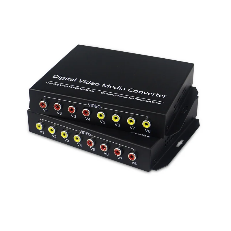 4CH Bidirectional RCA Audio to fiber converter