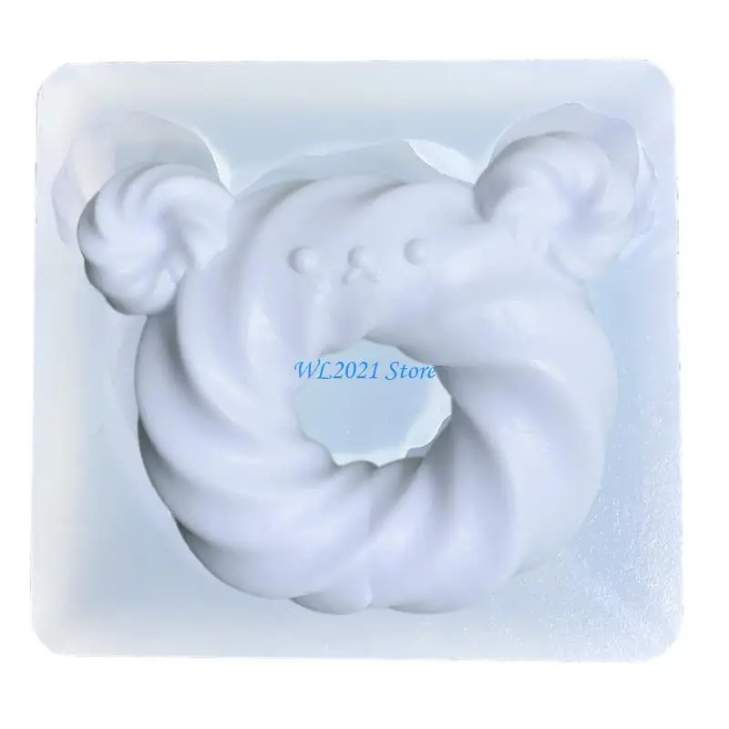 G5GC Bear Danuts Mould Mould Morting Mould لخبز الكعك القالي