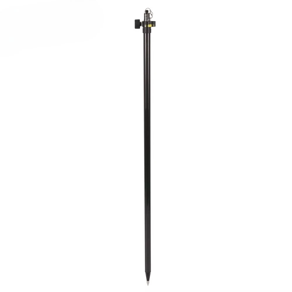 2 Sections Extended to 2.5m Telescopic GPS Carbon Fiber Rod Survey Pole for GPS RTK GNSS Telescopic Rover Pole