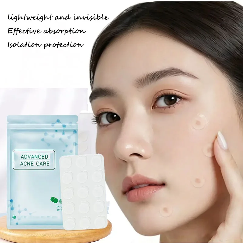 45Pcs Hydrocolloid Acne Patches Invisible Day & Night Use Waterproof Breathable Acne Stickers Pimple Cover Patch