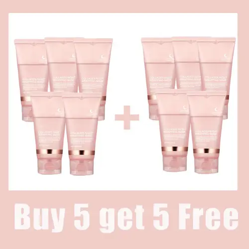 Collagen Peel-off Mask Night Wrapping Facial Mask Deeply Moisturizing Hydrating Firming Skin Facial Mask Daily Face Skin Care - Image 9
