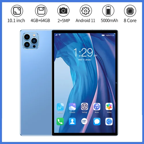 Imagen 2 del producto Nuevo tableta Pc ULTRA SLIM Pad de 10,1 pulgadas, Google Play, pantalla HD Octa Core, cámaras duales SIM, Sensor G, tabletas multitáctiles