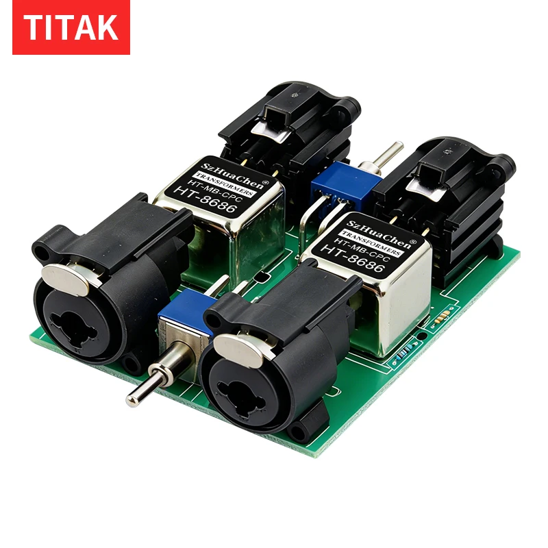 6.35 XLR Female to Male Audio Noise Isolator Filter Common Ground Noise Eliminator for PC Laptop Computer 1 Piece