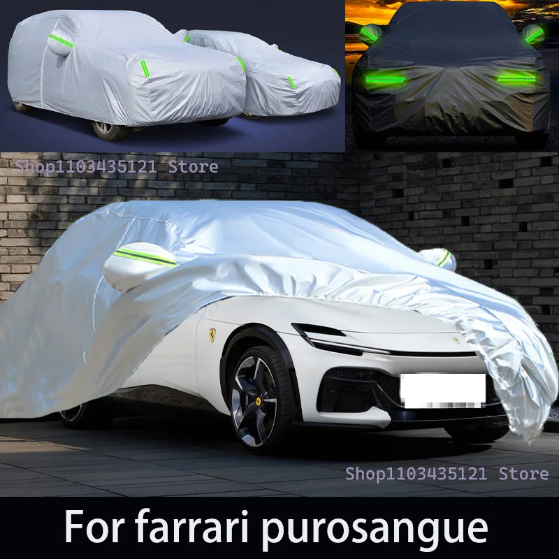 

For farrari purosangue Outdoor Protection Full Car Covers Snow Cover Sunshade Waterproof Dustproof Exterior Car accessories