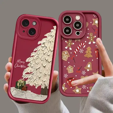 Cute Christmas Theme Pattern Cover For OnePlus 15 13 13T NORD CE 5 4 2 3 Lite ACE 3 2 12 11 10R 8T 5G 5G Silicone Phone Case