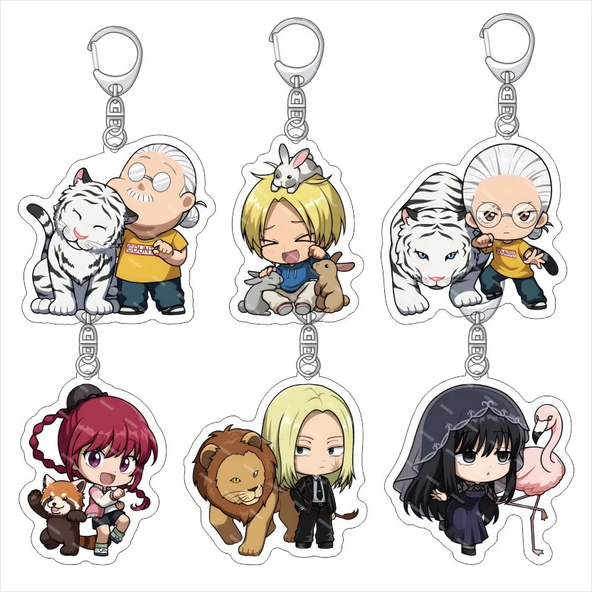 Anime Sakamoto Days nuevo llavero acrílico divertido producto relacionado por animación regalo para niña llavero bolsa encanto versión Q colgante