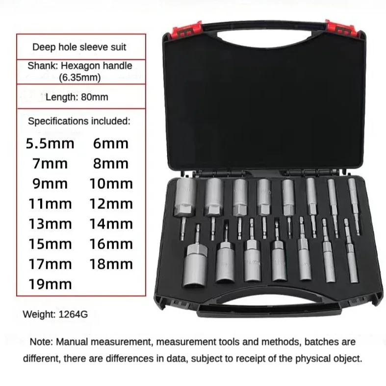 Socket Wrenches Set Special Automotive Mechanical Workshop Tools Deep Socket Hex Wrench Kit Professional Work Hand Tools