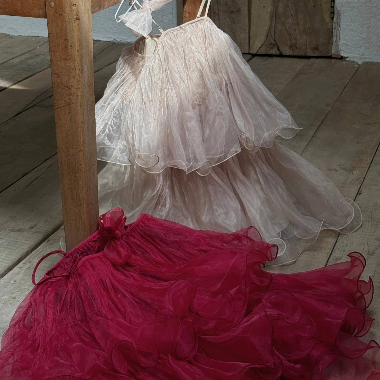 Vestido Infantil Feminino 2026 Primavera Verão Novo Estilo Coreano Roupa Infantil Saia de Tule Princesa Fada com Suspensório para Meninas