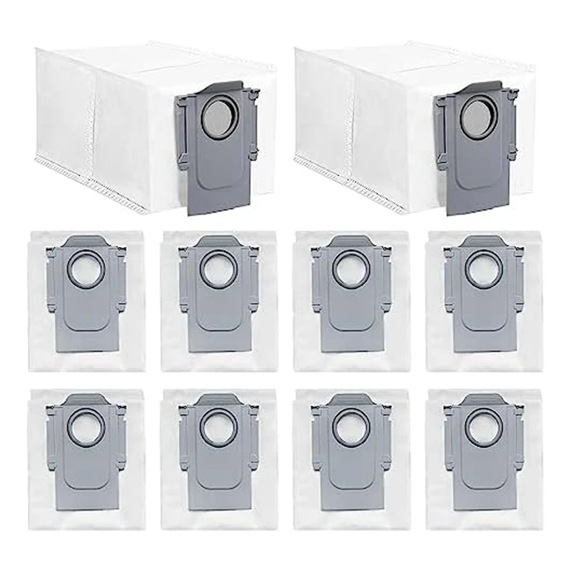ถุงเก็บฝุ่นแบบใช้แล้วทิ้งสำหรับ roborock Q Revo อุปกรณ์เสริมสำหรับเปลี่ยนเครื่องดูดฝุ่นหุ่นยนต์ P10 roborock 10ชิ้น