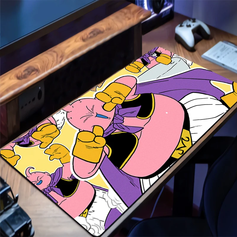 

Mouse Pad Dragon Ball Majin Buu Office Anime Pattern Desk Mat Anti-slip Rubber Mousepad Gaming Mats PC Accessories Extended Pad