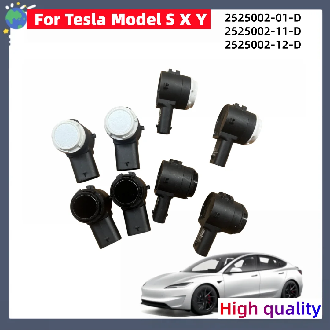Original PDC Parking Ultrasonic Sensor For Tesla Model S X YReversing Radar Parking Aid 2525002-01-D 2525002-11-D 2525002-12-D